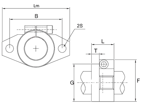Опора вала SHF35, EMT | ЕМТ