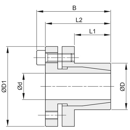 Втулка зажимная BK 30 12x18 (KLTX012) из нержавеющей стали, EMT | ЕМТ