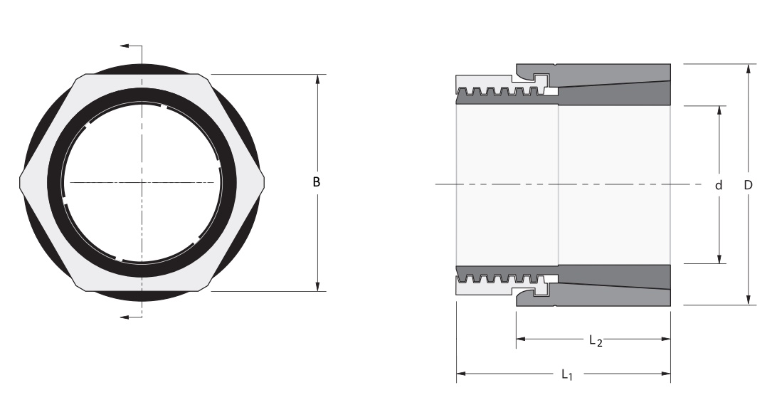 Втулка зажимная MINI KBS 58 42x65, EMT | ЕМТ