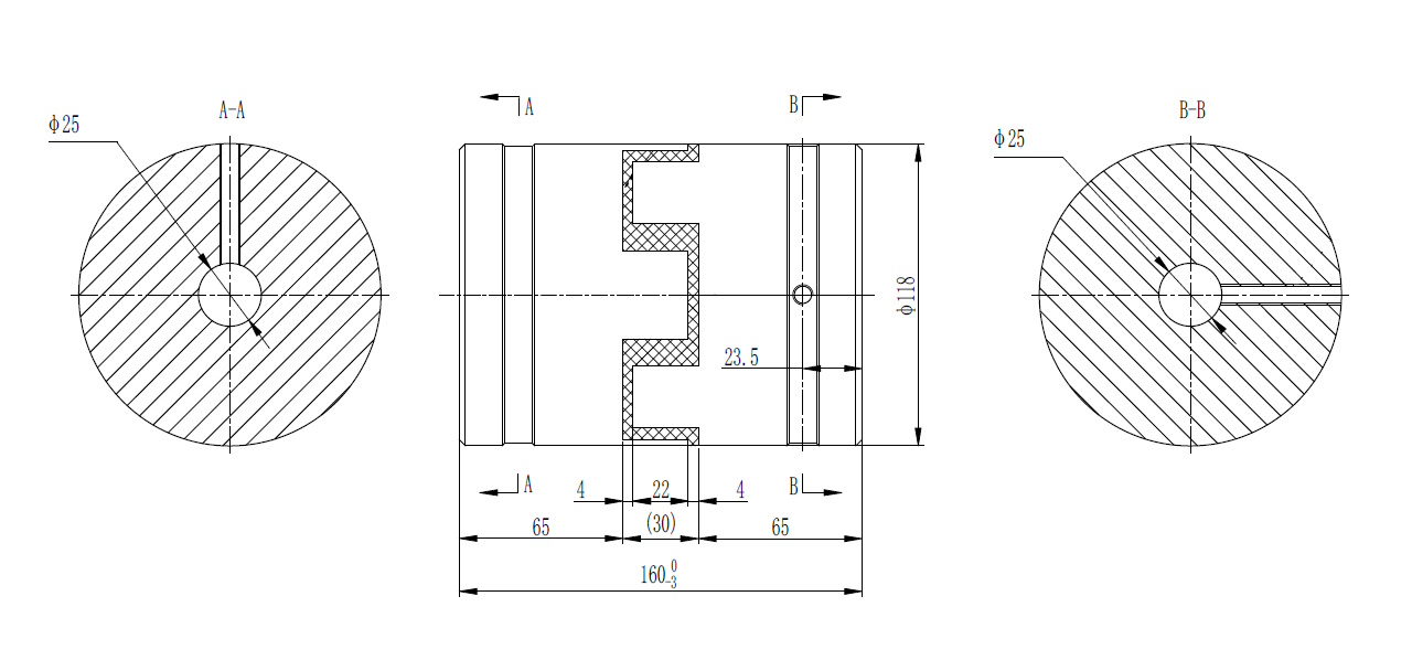 Муфта кулачковая стальная XL7-25x25 (GE-T 70B-70B/RED 98Sh), EMT | ЕМТ