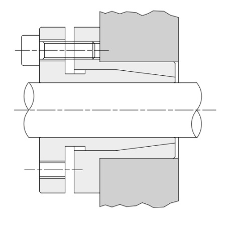 Втулка зажимная BK 30 12x18 (KLTX012) из нержавеющей стали, EMT | ЕМТ