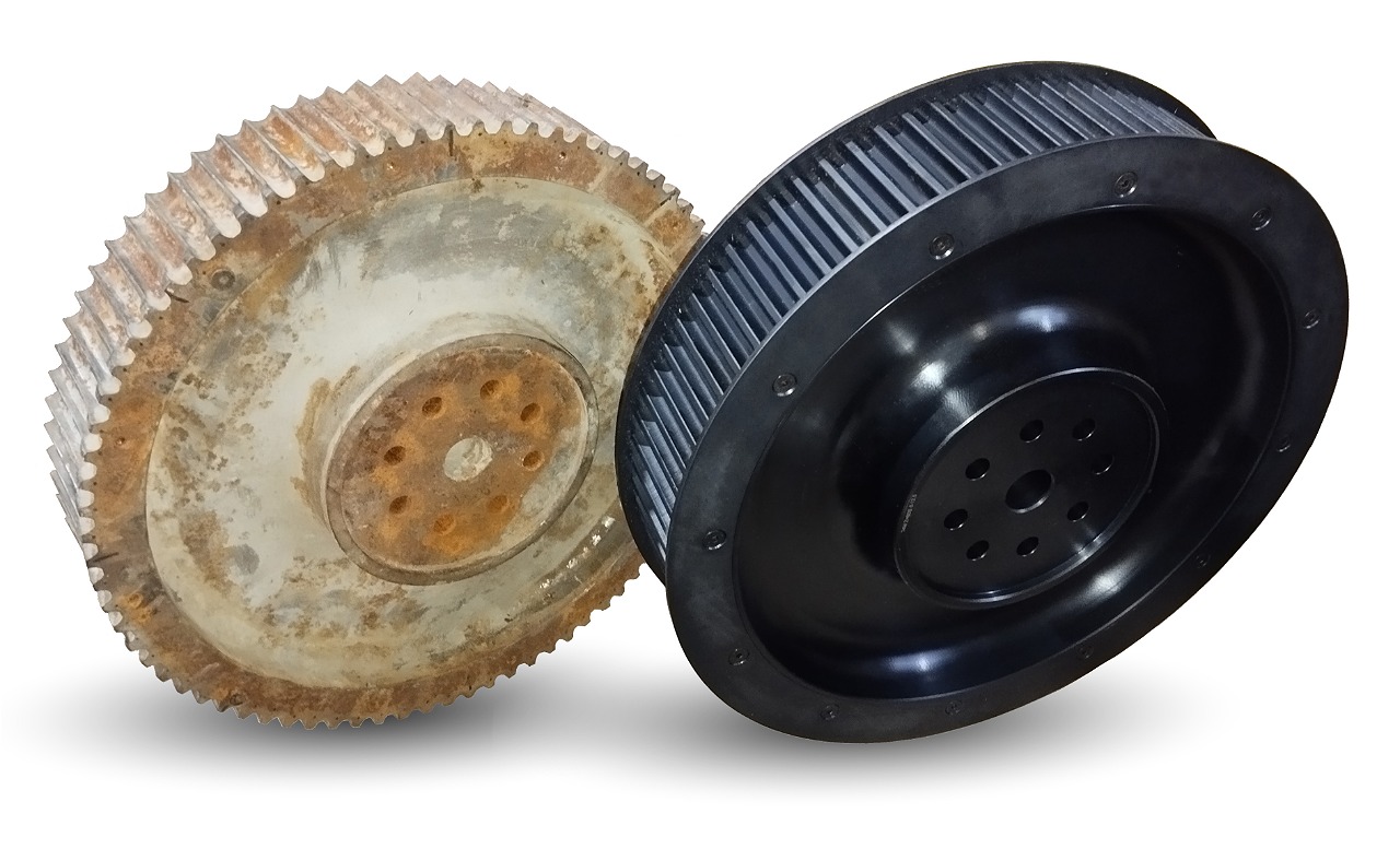 Зубчатые шкивы по изношенным образцам: как мы восстановили привод, когда не было чертежей | Статьи бренда ЕМТ