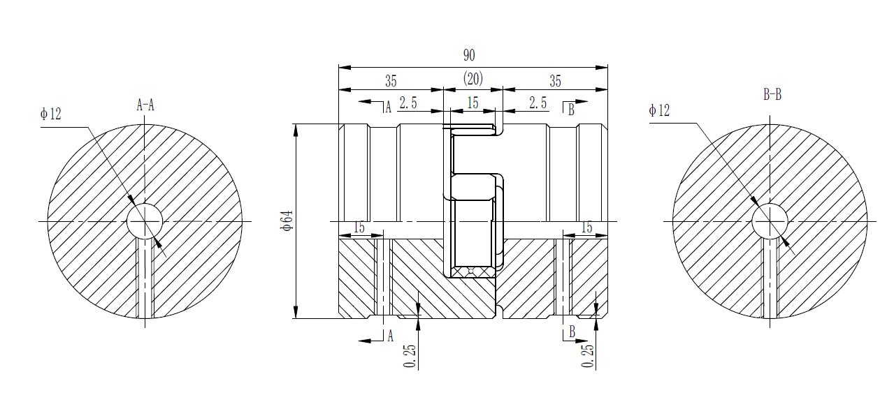 Муфта кулачковая стальная XL3-12x12 (GE-T 38B-38B/RED 98Sh), EMT | ЕМТ