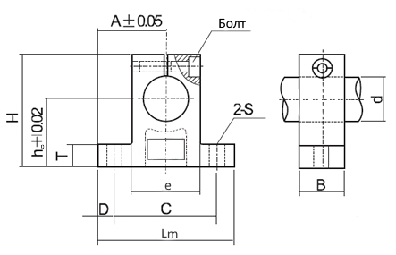 Опора вала SK35, EMT | ЕМТ