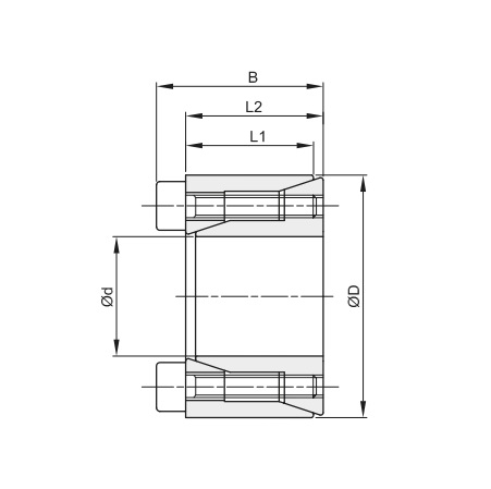 Втулка зажимная BK 61 (RCK 61) 12x22 (KLSS012), EMT | ЕМТ