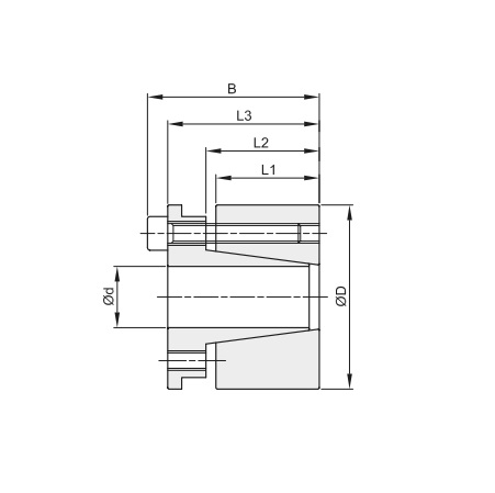 Втулка зажимная BK 70 (RCK 70) 30x55 (KLDA030), EMT | ЕМТ