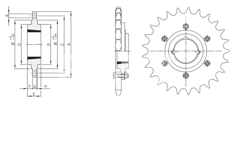 Ступица приворачиваемая (PHH SM30-2) TB-3020, EMT | ЕМТ