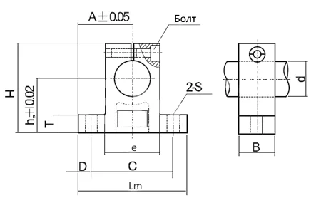 Опора вала SK35, EMT | ЕМТ