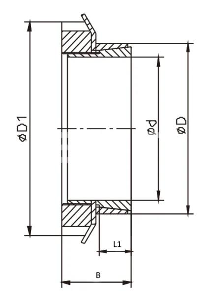Втулка зажимная BK 26 (RCK 26) 40x50 (KLFC040), EMT | ЕМТ