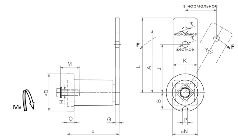 Рычаг-натяжитель SE 11 (RE 10), EMT | ЕМТ