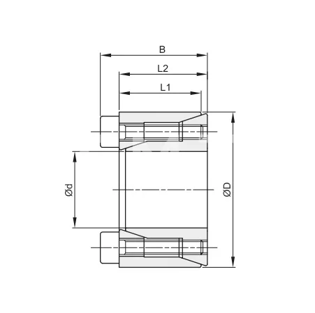 Втулка зажимная BK 61 (RCK 61) 38x65 (KLSS038), EMT | ЕМТ