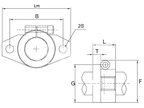 Опора вала SHF12, EMT | ЕМТ