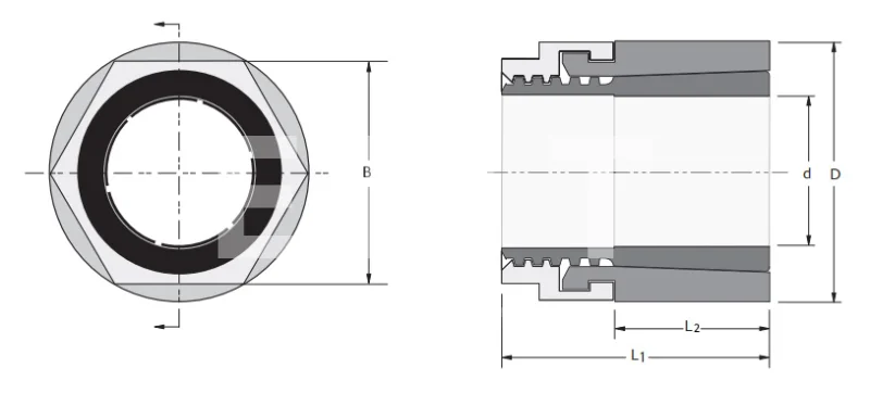 Втулка зажимная MINI KBS 56 11x23, EMT | ЕМТ