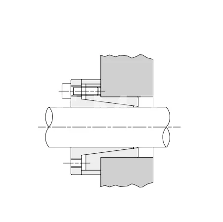 Втулка зажимная BK 80 38x50, из нержавеющей стали, EMT | ЕМТ