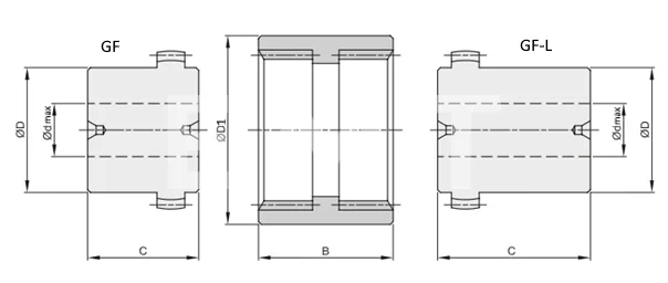 Зубчатая полумуфта GF-48-L с длинной ступицей, EMT | ЕМТ