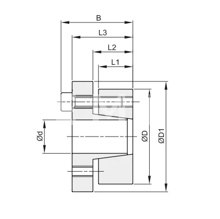 Втулка зажимная BK 15 (RCK 15) 24x55 (KLBB124), EMT | ЕМТ