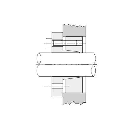 Втулка зажимная BK 15 (RCK 15) 24x55 (KLBB124), EMT | ЕМТ